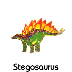 ピンバッジ/ステゴサウルス