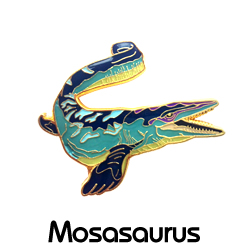 ピンバッジ/モササウルス